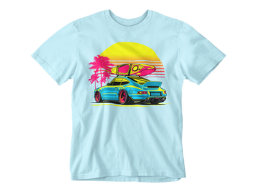Camiseta Porsche 911 Classic Sunset